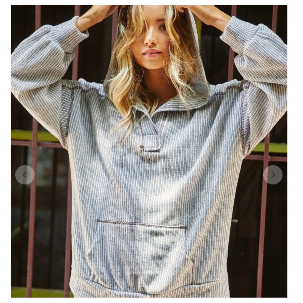 #48 Favorite Style Kangaroo Pocket Hoodie - Picture 4 of 5